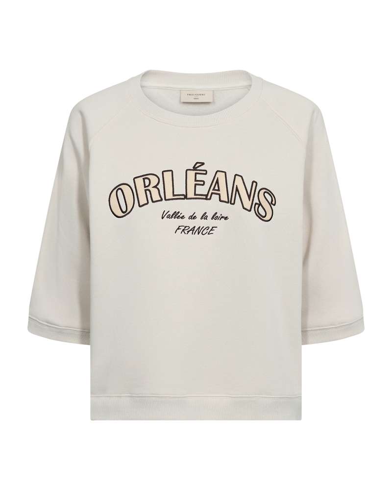 Freequent Sweatshirt Kamala ecru - OAK Fashion Noordwolde