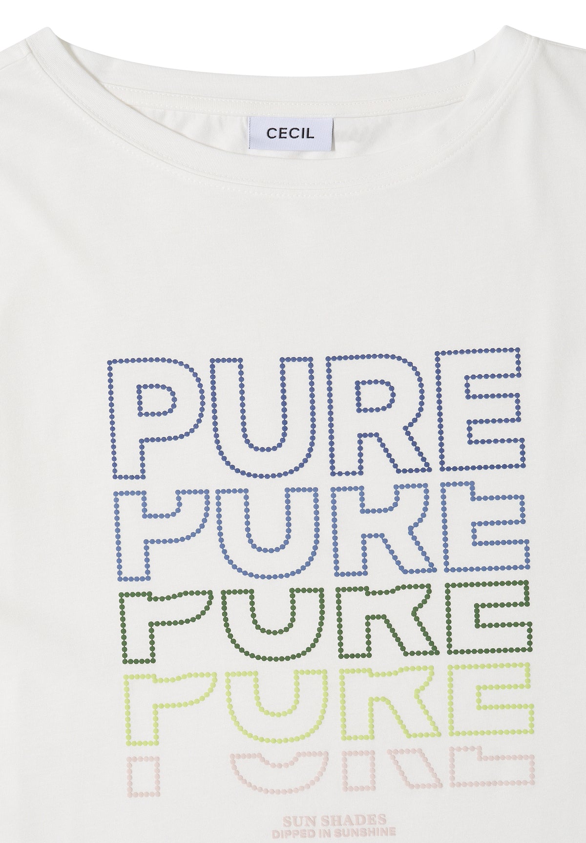 Cecil T-shirt Pure Wit - OAK Fashion Noordwolde