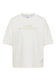 Cecil Sweatshirt Lines Wit - OAK Fashion Noordwolde
