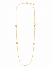 Oak Ketting 4 Hartjes Goud - OAK Fashion Noordwolde