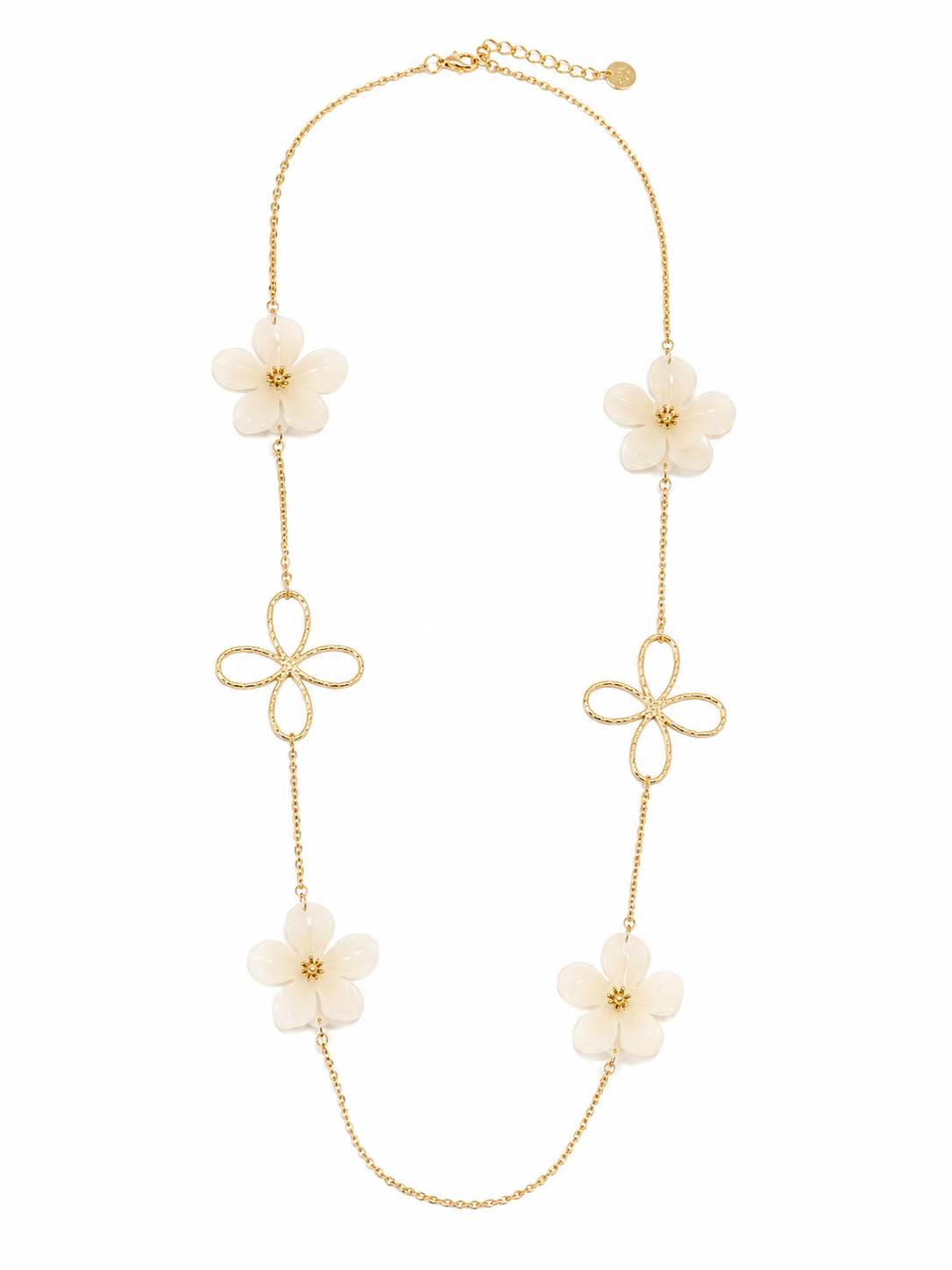 Oak Ketting Bloemen Goud - OAK Fashion Noordwolde
