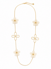 Oak Ketting Bloemen Goud - OAK Fashion Noordwolde