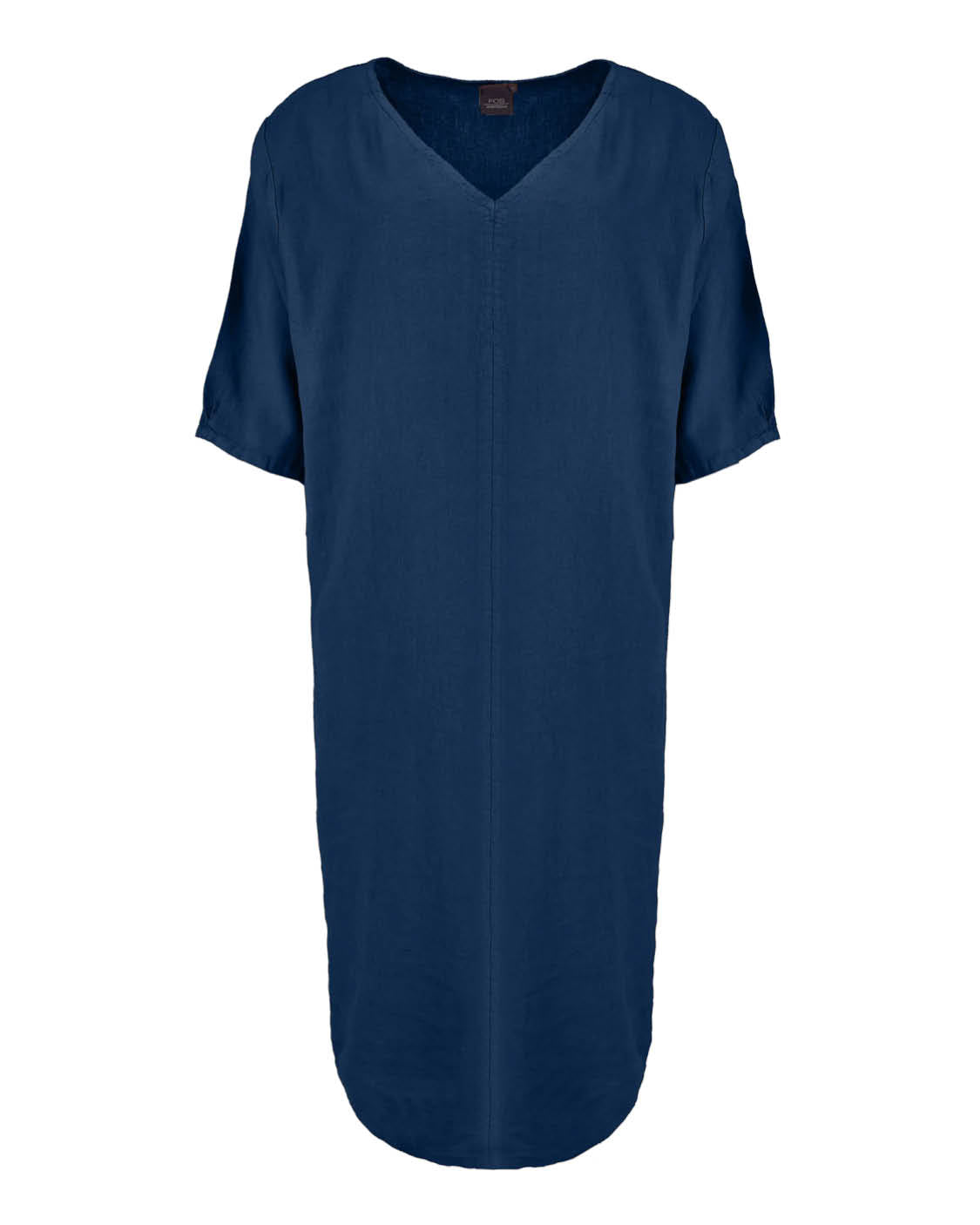 Fos Amsterdam Linnen Jurk Linde Blauw - OAK Fashion Noordwolde
