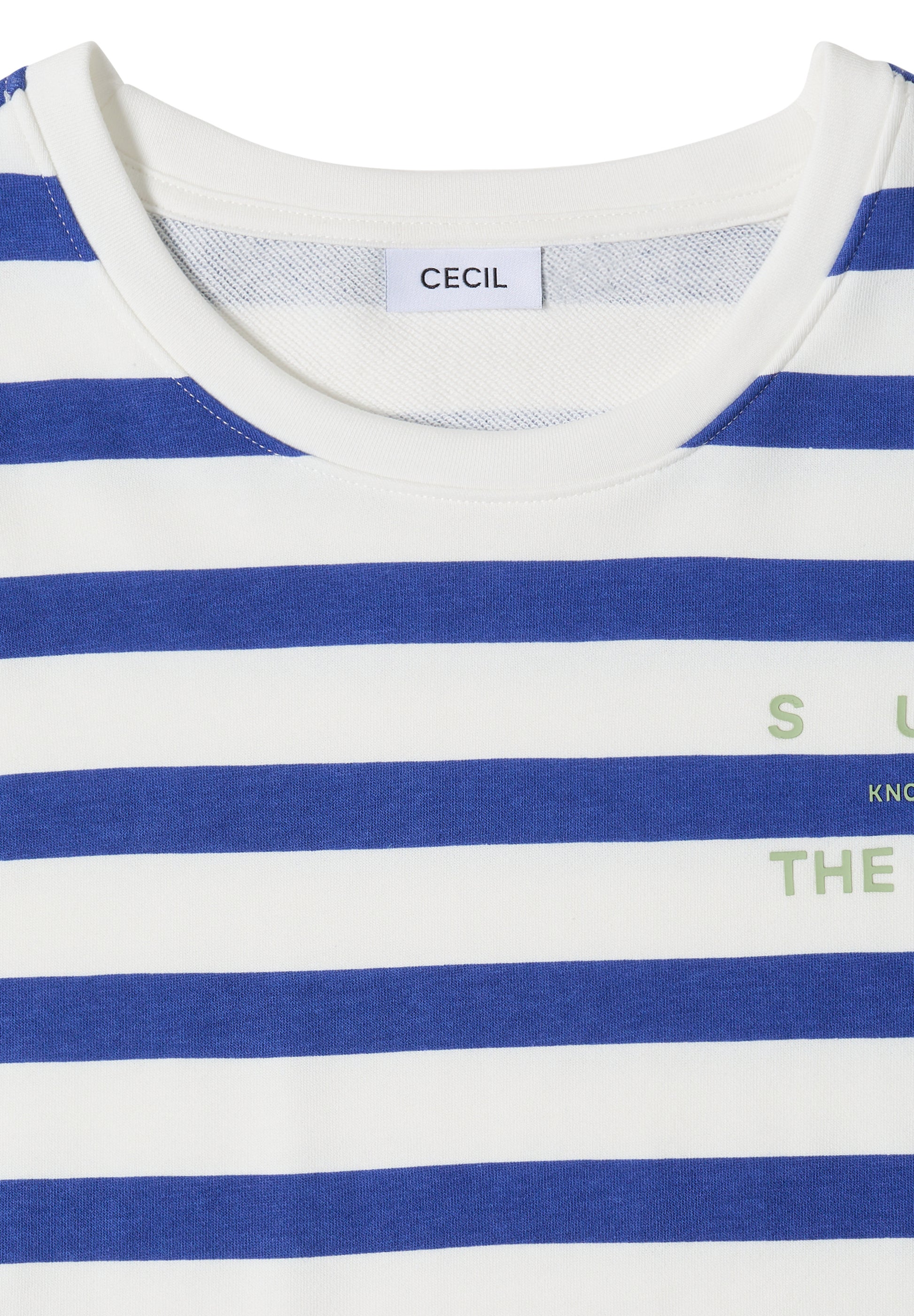 Cecil Top Chest Blauw - OAK Fashion Noordwolde