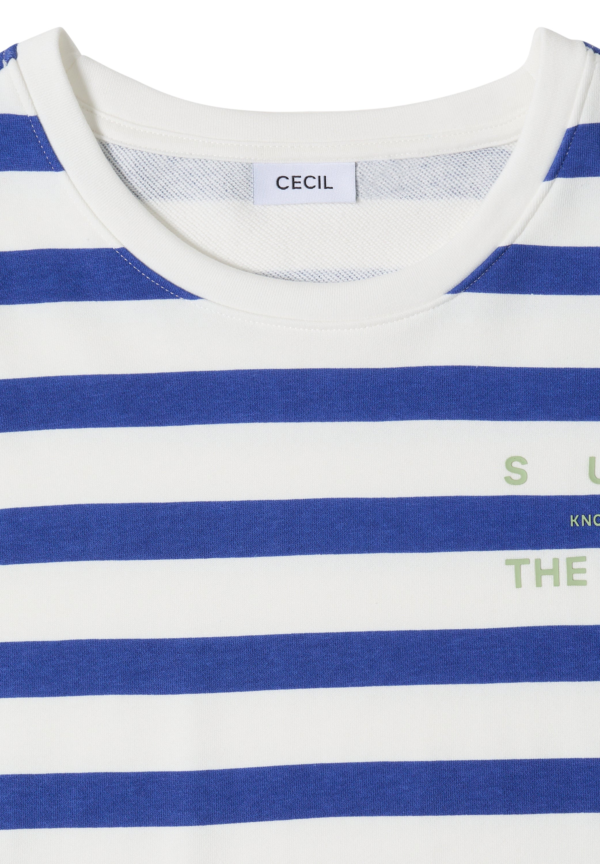 Cecil Top Chest Blauw - OAK Fashion Noordwolde