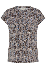 Fransa T-shirt Seen Bruin - OAK Fashion Noordwolde