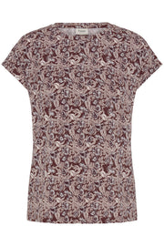 Fransa T-shirt Seen Rood - OAK Fashion Noordwolde