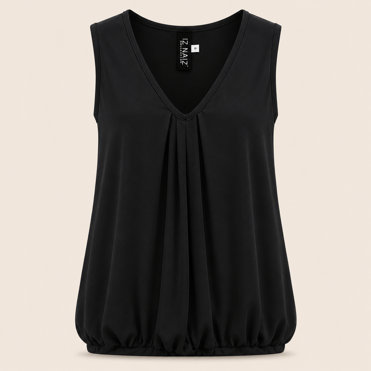 Iz Naiz Top V-hals Zwart - OAK Fashion Noordwolde