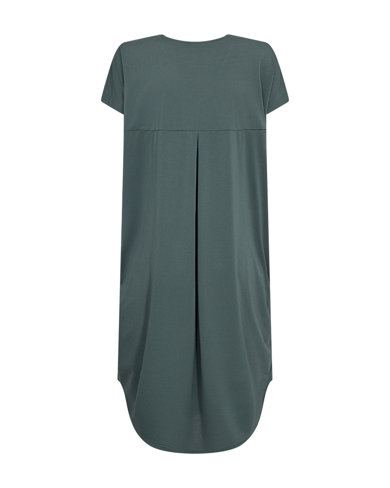 Freequent Jurk Floi Solid Groen - OAK Fashion Noordwolde