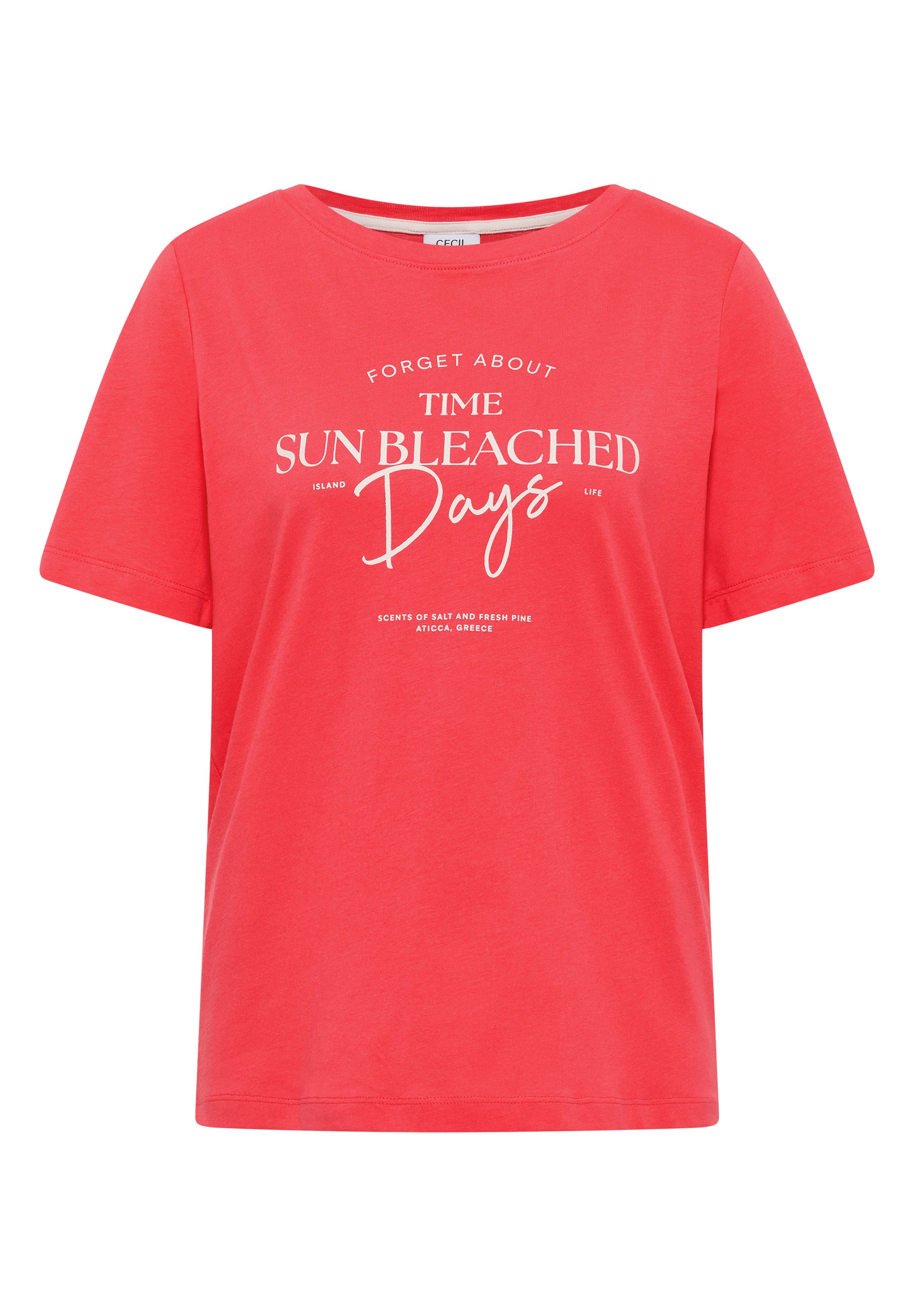 Cecil Top Sun Days Roze - OAK Fashion Noordwolde