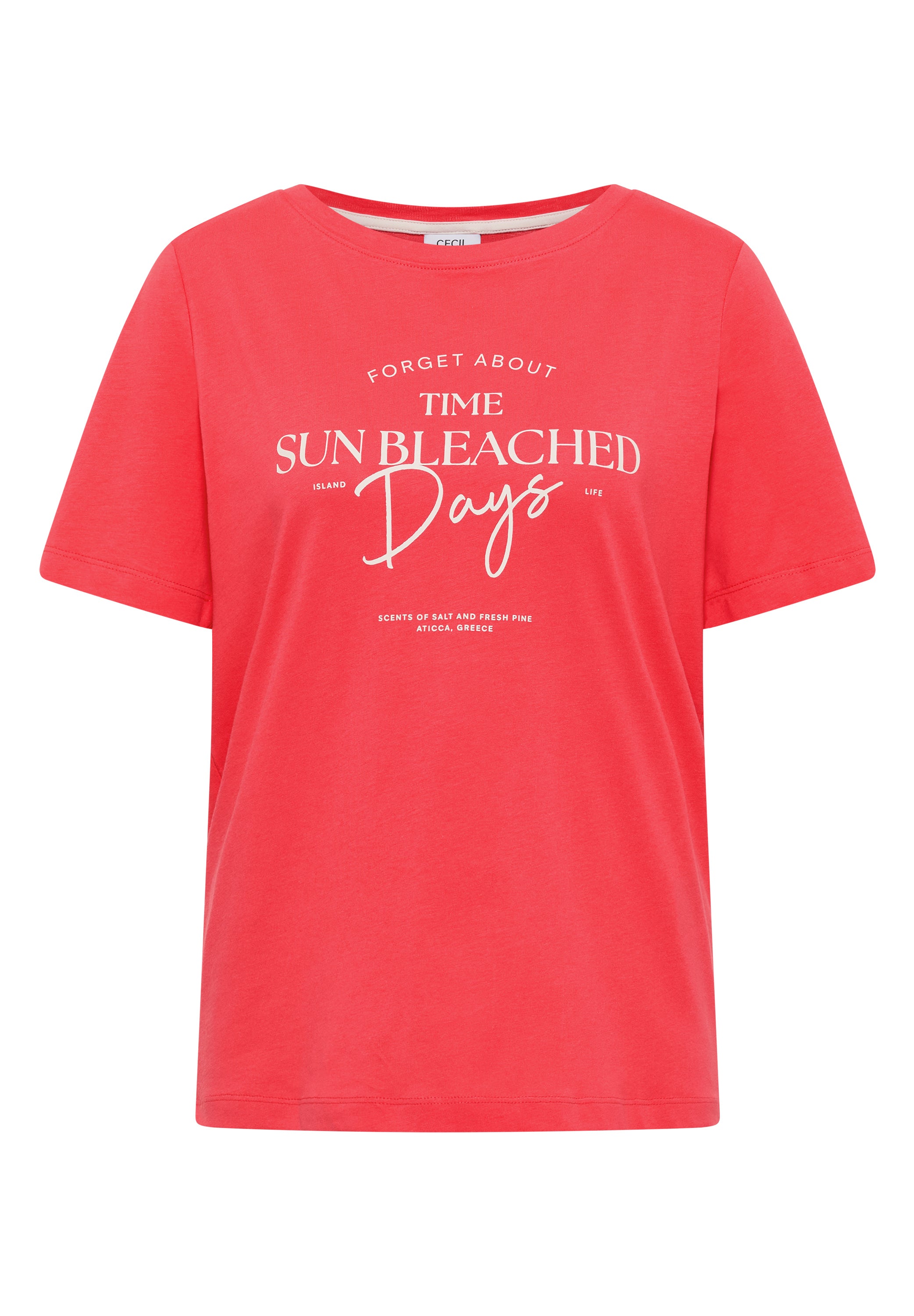 Cecil Top Sun Days Roze - OAK Fashion Noordwolde