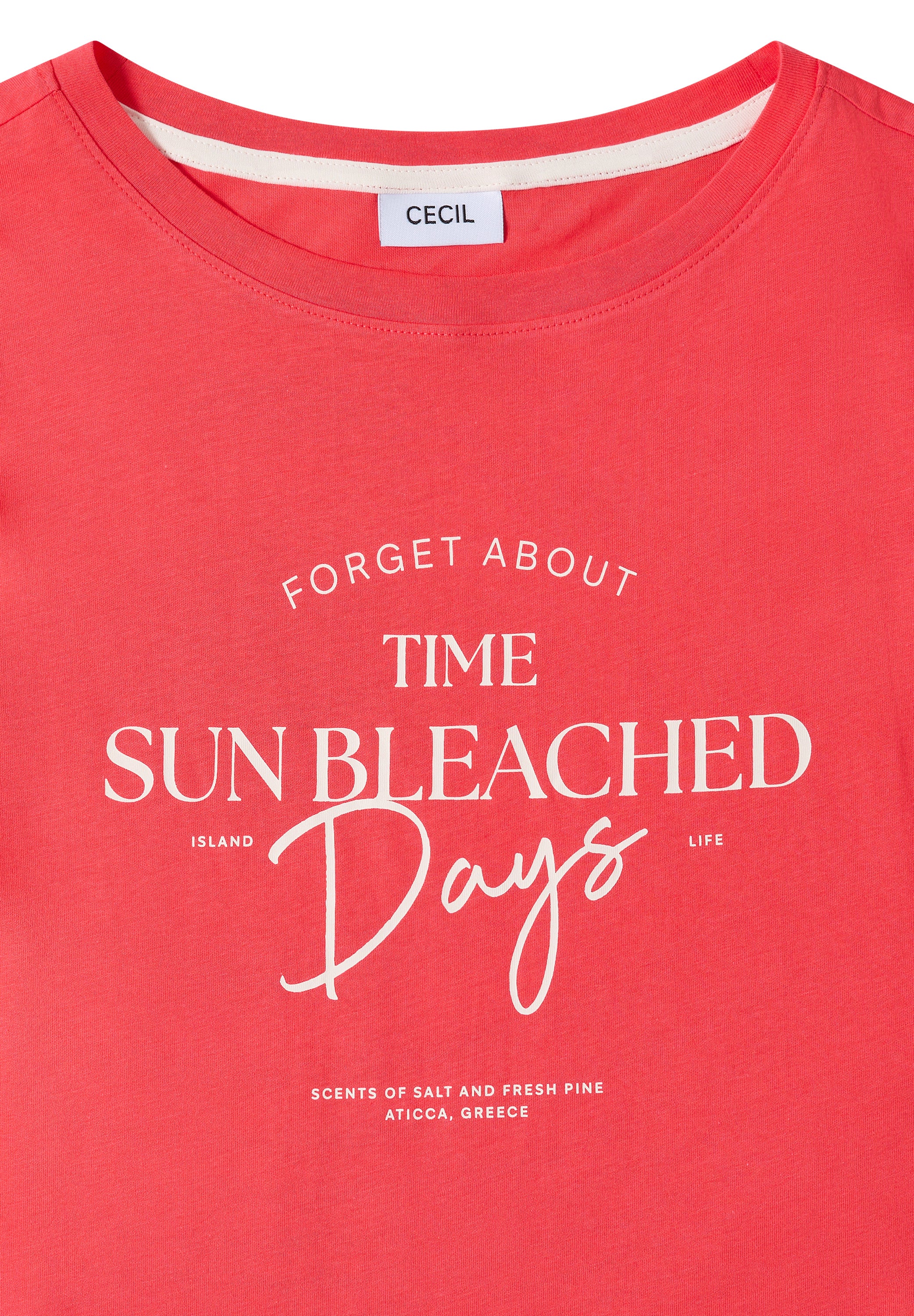 Cecil Top Sun Days Roze - OAK Fashion Noordwolde