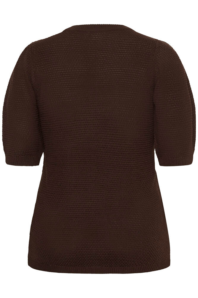 Kaffe Curve Pullover Viviana Coffee Bean - OAK Fashion Noordwolde