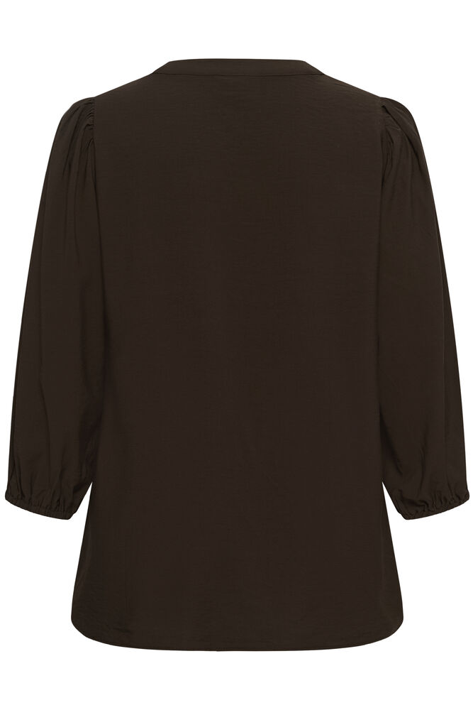 Kaffe Curve Blouse Alberte Coffee Bean - OAK Fashion Noordwolde