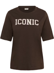 Kaffe Curve T-Shirt Calma Coffee Bean - OAK Fashion Noordwolde