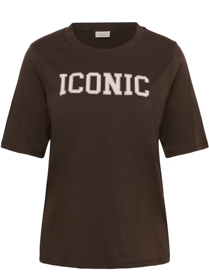 Kaffe Curve T-Shirt Calma Coffee Bean - OAK Fashion Noordwolde