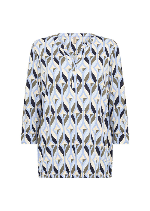 Soya Concept Top Felicity Blauw - OAK Fashion Noordwolde