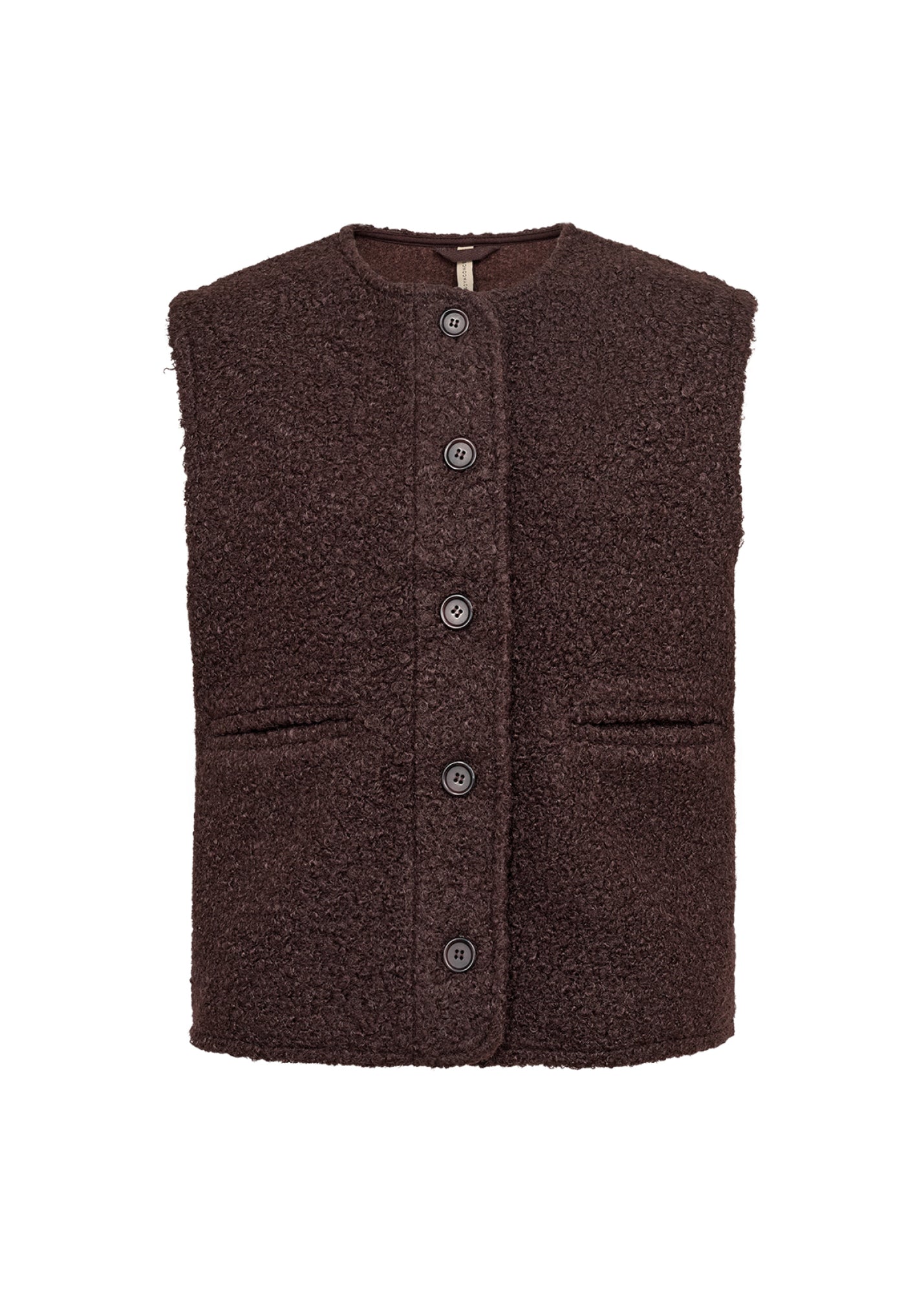 Soya Concept Gilet Shaima Bruin - OAK Fashion Noordwolde