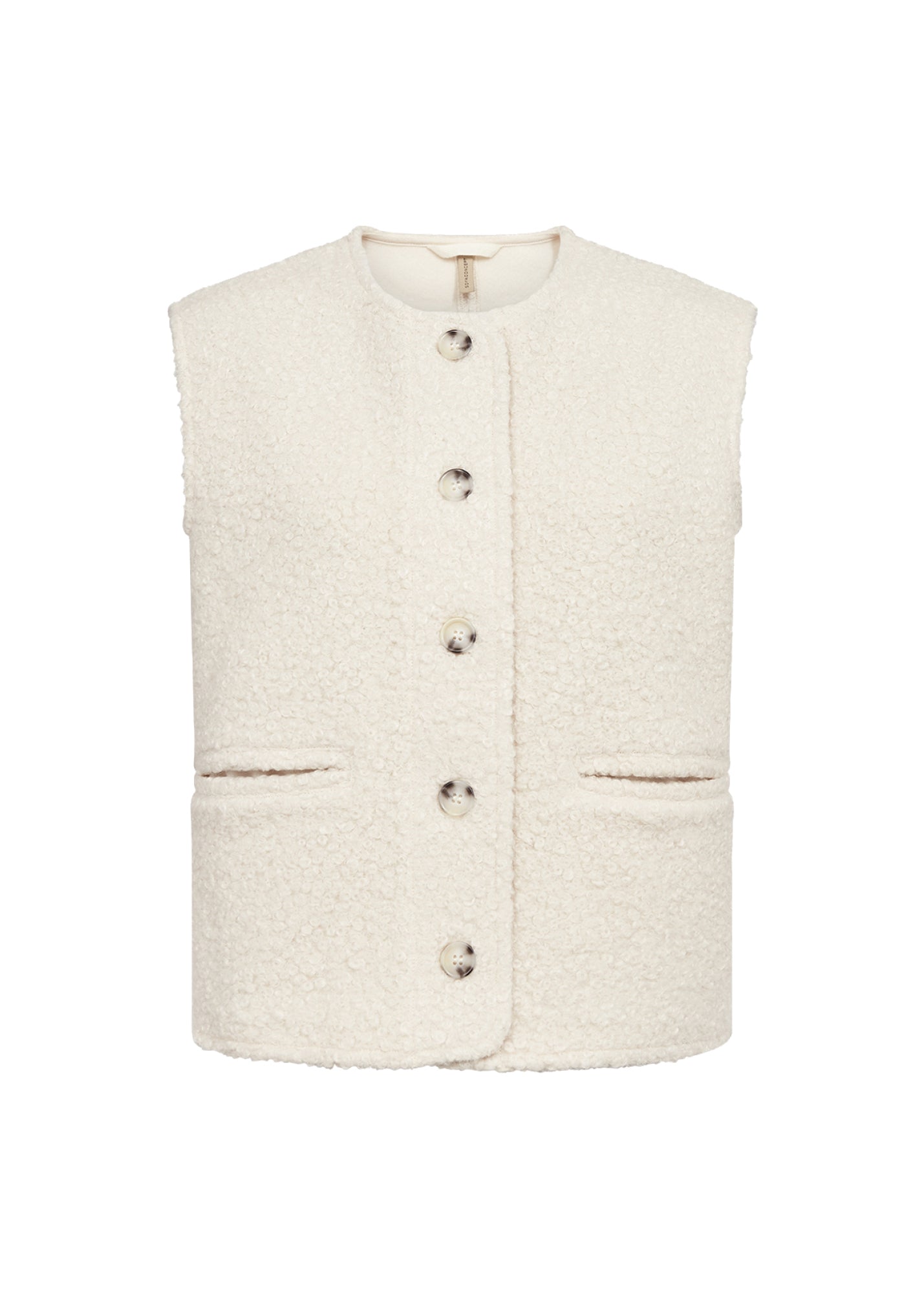 Soya Concept Gilet Shaima Wit - OAK Fashion Noordwolde