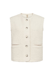Soya Concept Gilet Shaima Wit - OAK Fashion Noordwolde