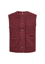 Soya Concept Gilet Shaima Rood - OAK Fashion Noordwolde