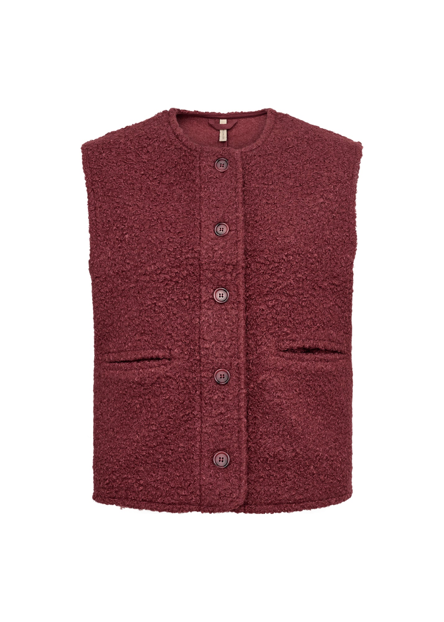 Soya Concept Gilet Shaima Rood - OAK Fashion Noordwolde