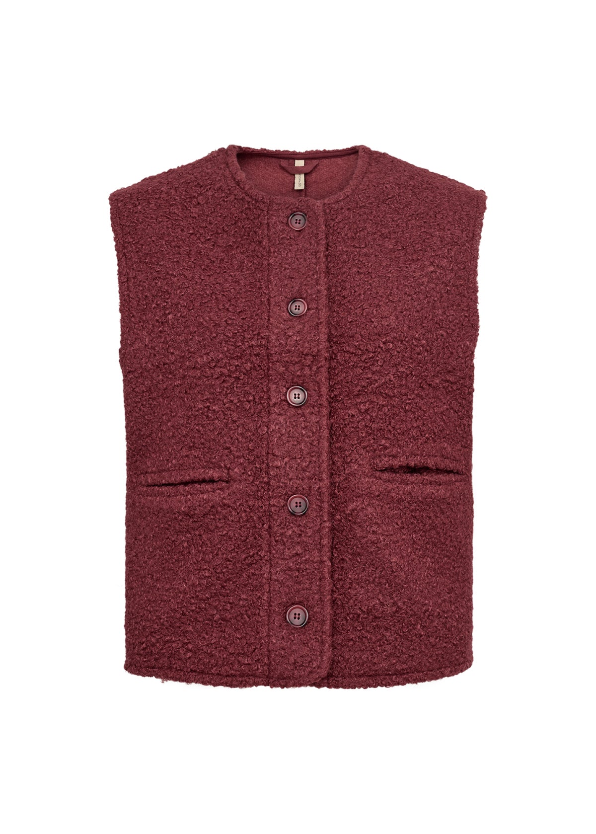 Soya Concept Gilet Shaima Rood - OAK Fashion Noordwolde
