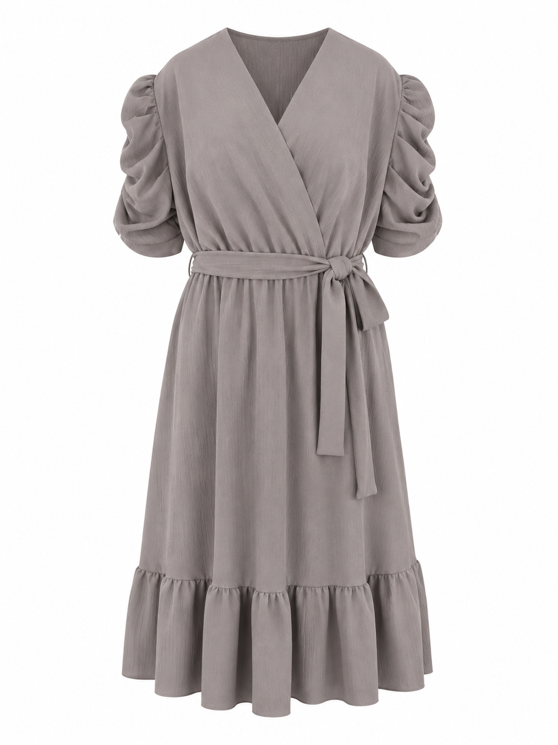 Oak Jurk Fleur Grijs - OAK Fashion Noordwolde