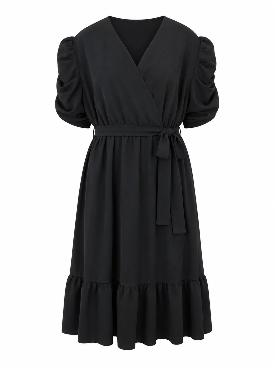 Oak Jurk Fleur Zwart - OAK Fashion Noordwolde