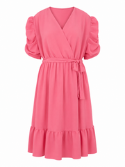 Oak Jurk Fleur Roze - OAK Fashion Noordwolde