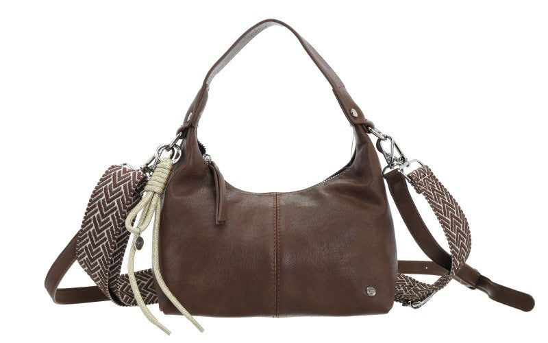 Schoudertasje Quinn Bruin - OAK Fashion Noordwolde