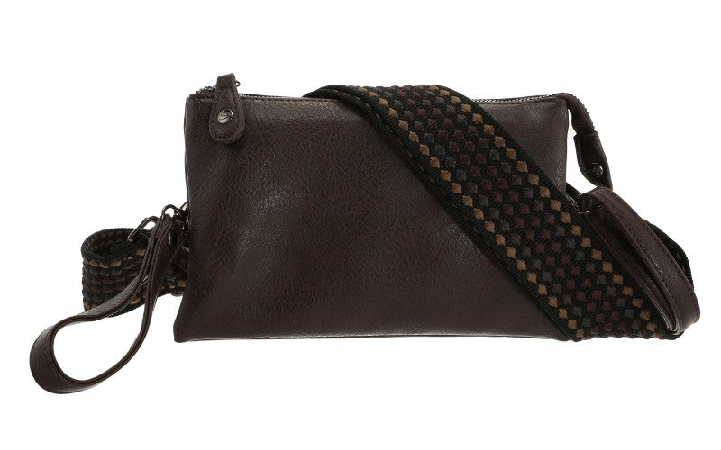 Schoudertasje New York Brown - OAK Fashion Noordwolde