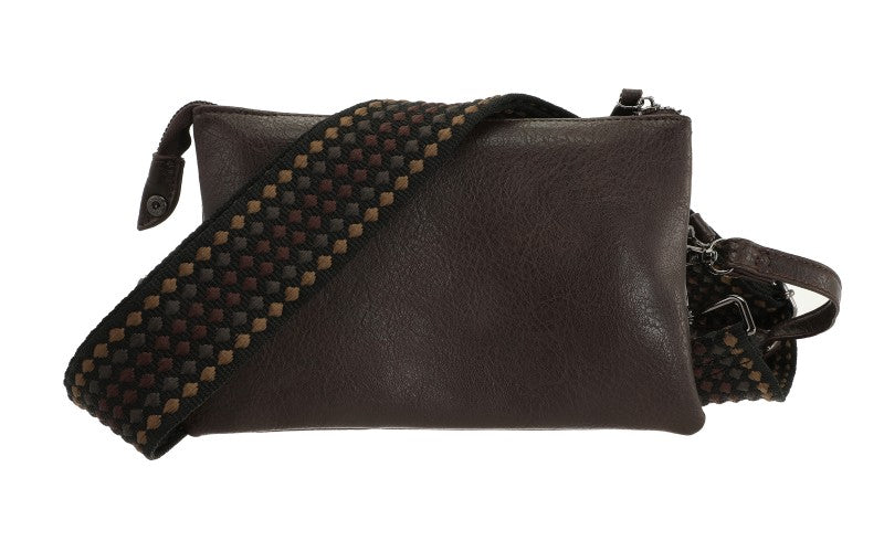 Schoudertasje New York Brown - OAK Fashion Noordwolde