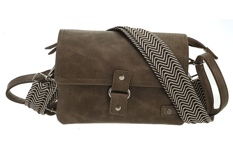 Schoudertasje Bremen Bruin - OAK Fashion Noordwolde