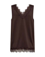 Freequent Singlet Bicco Brown - OAK Fashion Noordwolde