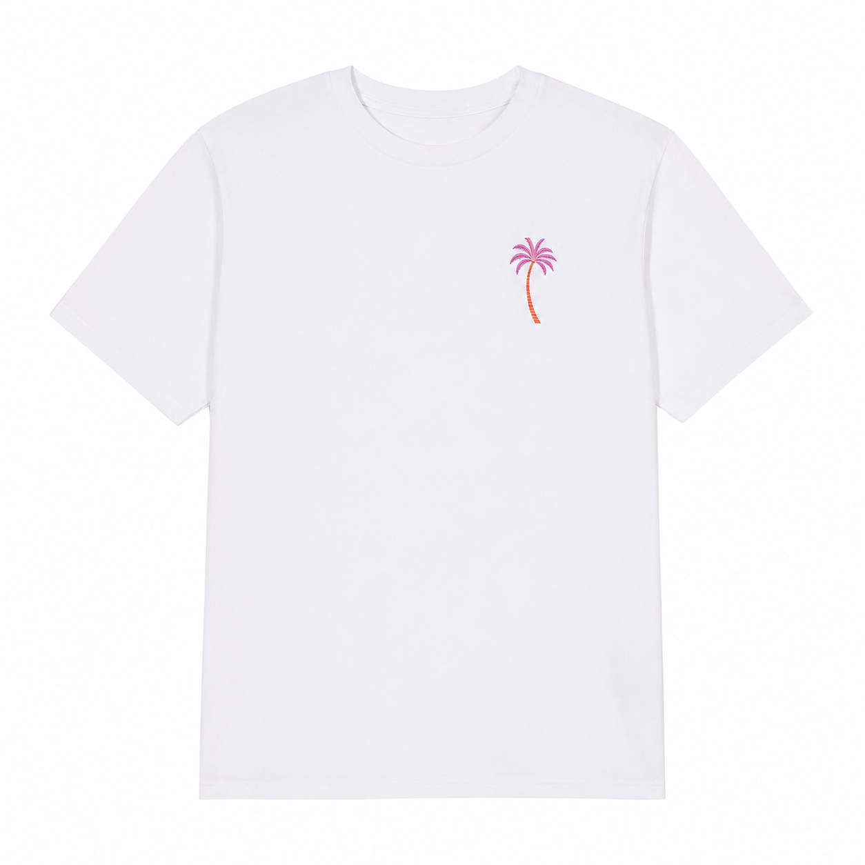 Fleek T-shirt Palms Wit - OAK Fashion Noordwolde