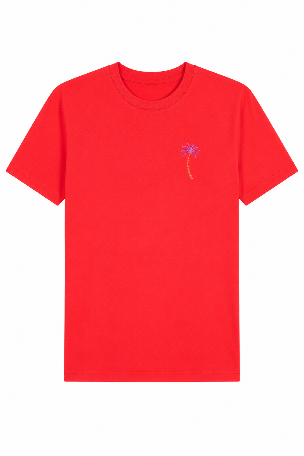 Fleek T-shirt Palms Oranje - OAK Fashion Noordwolde