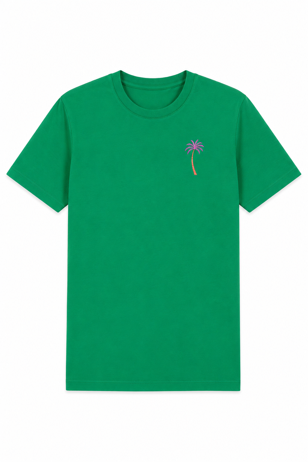 Fleek T-shirt Palms Groen - OAK Fashion Noordwolde