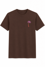Fleek T-shirt Palms Bruin - OAK Fashion Noordwolde