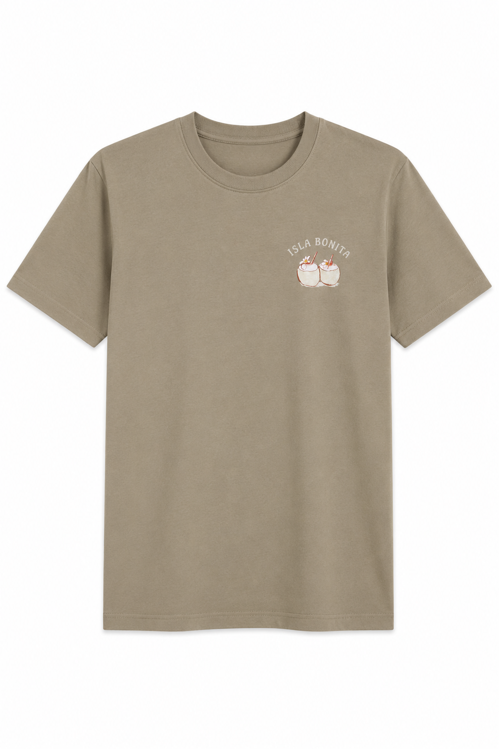 Fleek T-shirt Isla Bonita Grijs - OAK Fashion Noordwolde