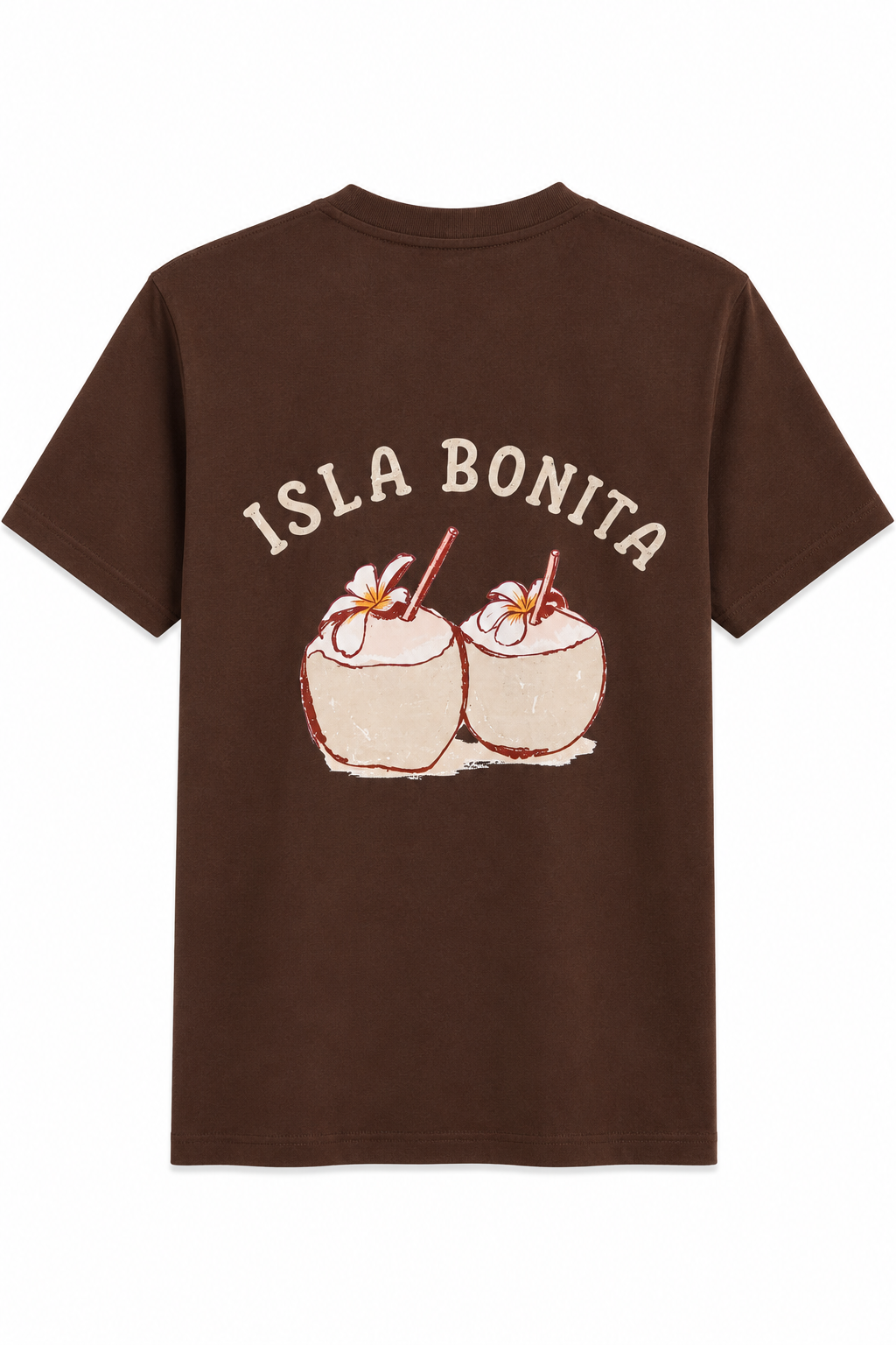 Fleek T-shirt Isla Bonita Bruin - OAK Fashion Noordwolde