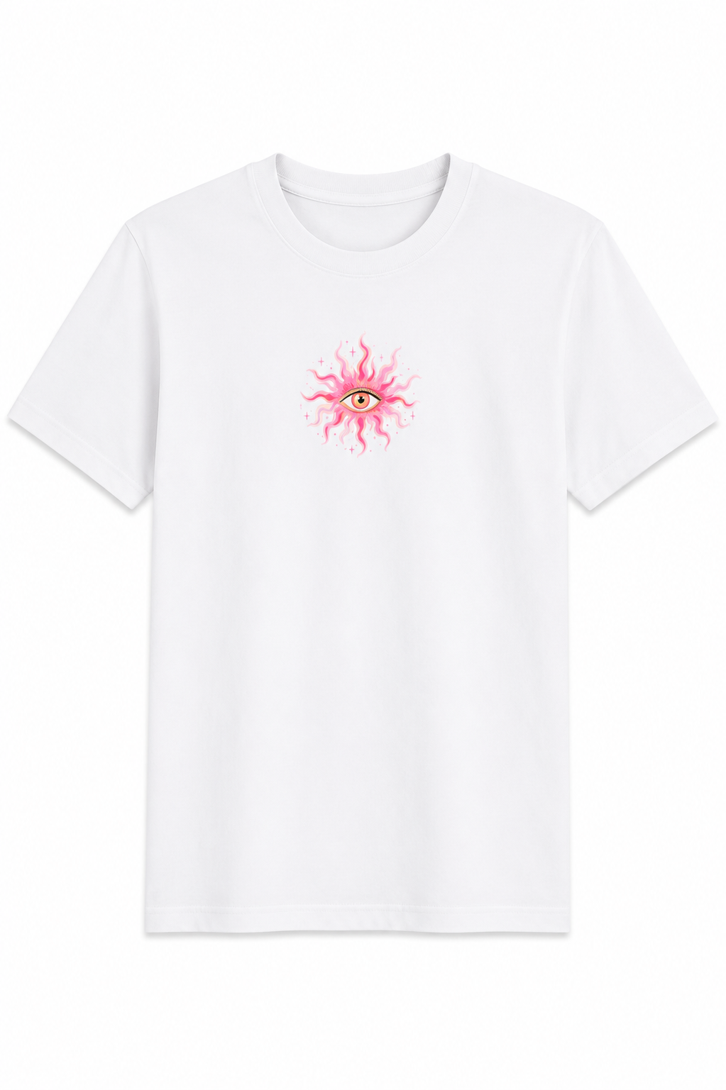 Fleek T-shirt All Eyes on You Wit - OAK Fashion Noordwolde