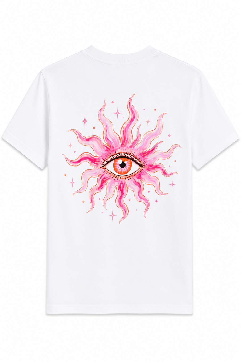 Fleek T-shirt All Eyes on You Wit - OAK Fashion Noordwolde
