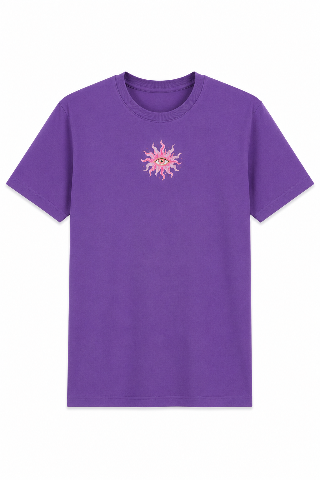 Fleek T-shirt All Eyes on You Paars - OAK Fashion Noordwolde