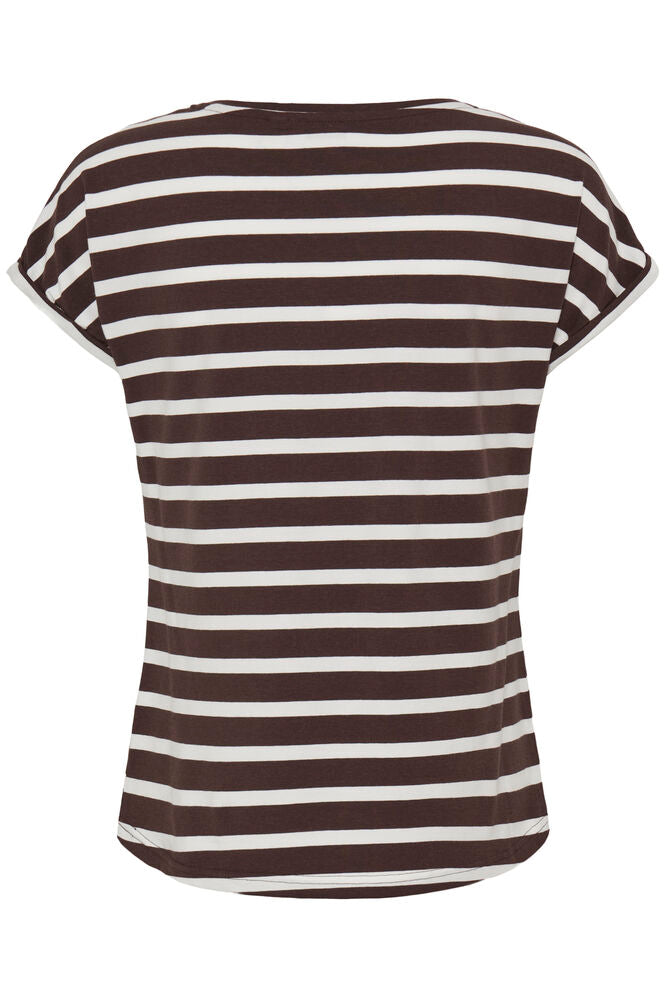 B. Young BYPAMILA ONECK TSHIRT JAVA STRIPE - OAK Fashion Noordwolde