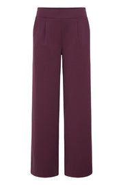 B. Young Pantalon Wide Rizetta Fig - OAK Fashion Noordwolde