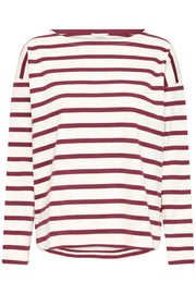 B. Young BYRAMSI PULLOVER FIG STRIPE - OAK Fashion Noordwolde