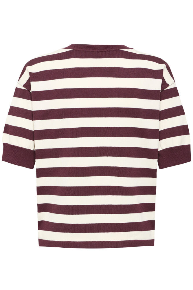 B. Young Top Morla FIG/BIRCH STRIPE - OAK Fashion Noordwolde