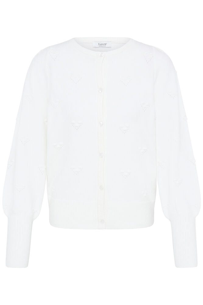 B. Young BYMANINA STRUCTURE CARDIGAN Marshmallow Melange - OAK Fashion Noordwolde