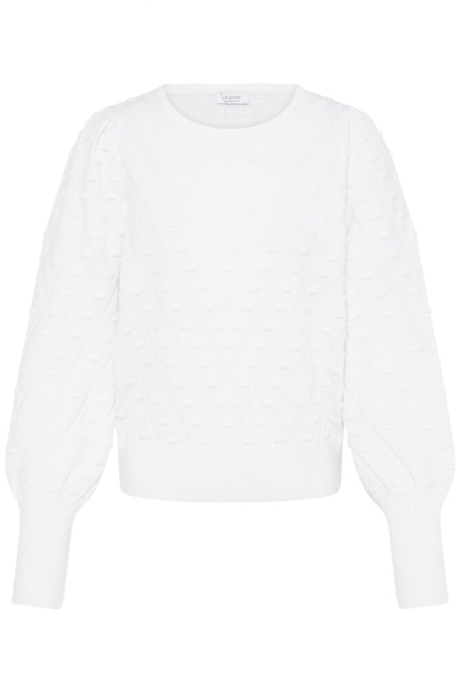 B. Young BYMANINA STRUCTURE JUMPER Marshmallow - OAK Fashion Noordwolde